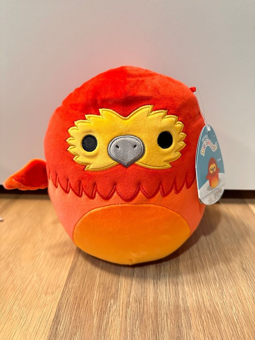 Squishmallows Red & Yellow Phoenix Plush Toy 8” Soft Cuddly Collectible Stuffed